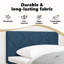  Headboard Wall-Mounted Geometric Manual Velvet-703400437-703400439