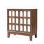 Buffet de rangement à double porte et miroir Dark Seadrift Tone, noyer, 32 po de hauteur, 55,61 Lb