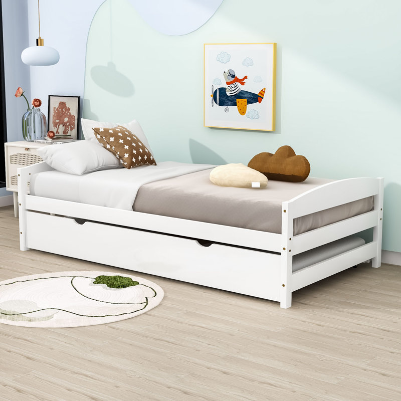 Brecon Platform Storage Bed, White