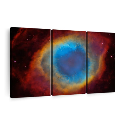 «Colorful Helix Nebula», 3 pièces