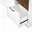 3-in-1 Hall Tree with Overhead Storage and Adjustable Shelves (White)-970131752