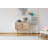 Bohemian Nightstand with Wooden Legs, 23.6 x 24.0 x 15.7 inches | 100% Melamine Coated Particle Board, UV Digital Printing | Features Multiple Shelves, Wall-Mountable Design & Additional Storage for Stylish Bedrooms
