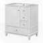Meuble-lavabo de salle de bain avec lavabo, une porte et trois tiroirs-1439898674
