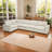 Brinsley 141.5" Linen Modular Sectional Sofa-1555940920