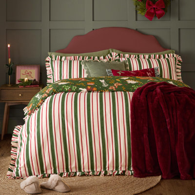 Twelve Days Striped Duvet Cover Set