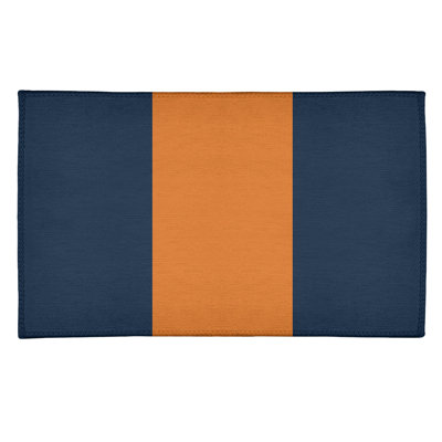 Tapis bleu/orange area