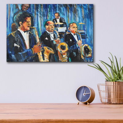  'Horn Section' by Allayn Stevens Acrylic Glass Wall Art, 16" x 12"