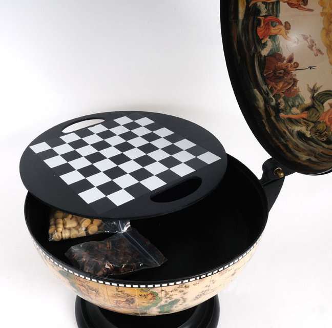 Manufactured Wood Tabletop Globe