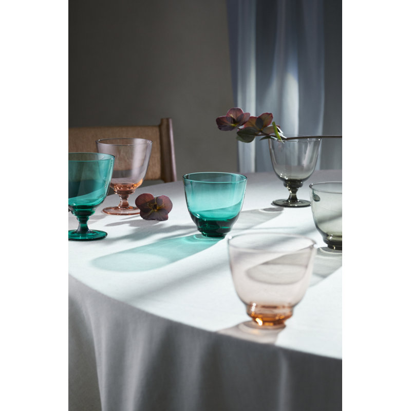 Flow Drinking Glass, Green