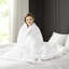 Édredon en duvet synthétique double / grand, bourre en microfibre haute densité à 100%, surpiqûres 3D pour une allure de nuage, conception de point de chute, mois froids de bourre lourde, boucles d'angle, assorti