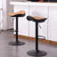 Swivel Adjustable Height Counter Stool with Metal Frame-1434970820