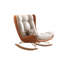 Chaise berçante en tissu Light Luxury Technology-100461857
