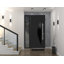 Porte d'entrée extérieure prémontée en acier Deux 6501 Anthracite, fenêtre latérale extérieure avec inserts en acier inoxydable, style moderne, peinte - L 36 + 14 x H 80 - Ouverture à droite vers l'intérieur-95265591-95265594