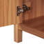 Meuble-lavabo de 36 po en bois avec cadre en bois massif en céramique avec tiroir, porte et armoire de rangement