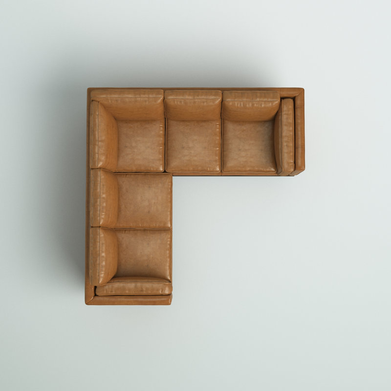 Comerford Upholstered L-Shaped Sectional Symmetrical