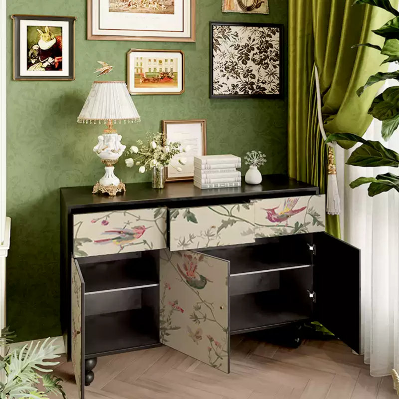 Buffet Modern Modern, Multicolore noir