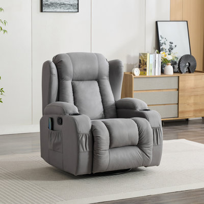 Anderer 87cm Wide Home Theatre Recliner with Massager
