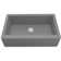 Karran Farmhouse/Apron-Front Quartz Composite 34'' X 21-1/4'' Single Bowl Kitchen Sink