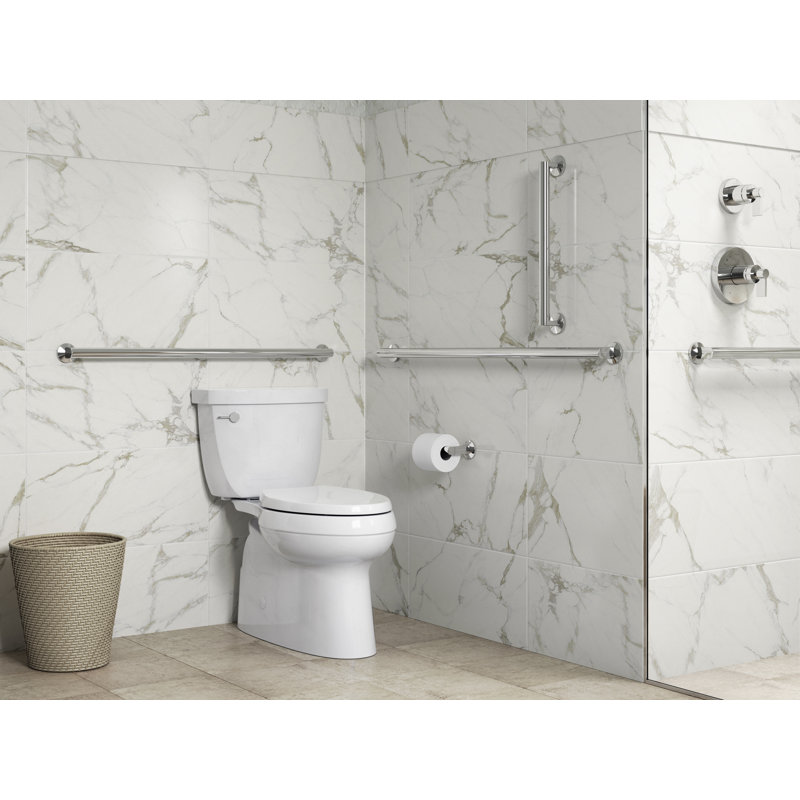 Components™ 18-In Grab Bar, 42" W, Polished Nickel