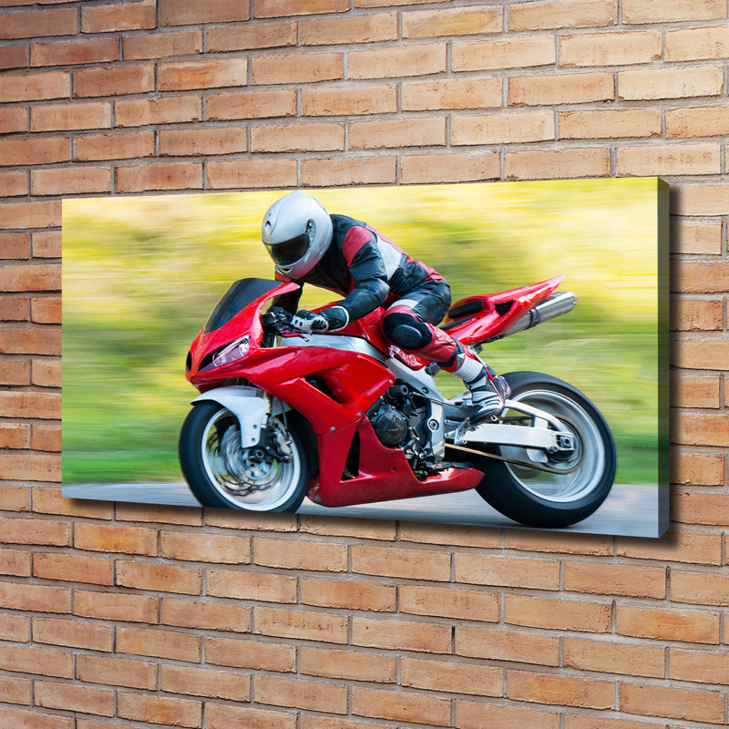 Motorcycle - Wrapped Canvas Print