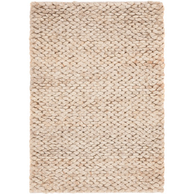 Tapis en jute / coton Kierstan