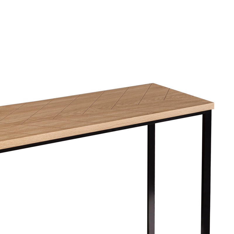 Dockland 39'' Solid Wood Top Console Table
