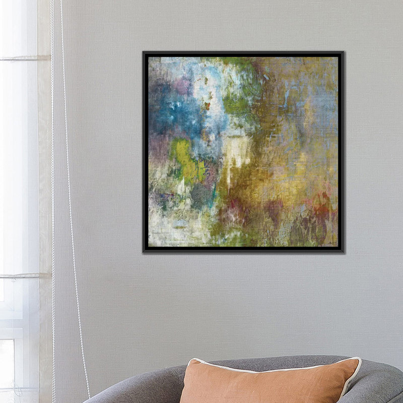 « voyage ii », impression sur toile, H 26 po x l 26 po x P 1,5 po, Toile tendue, Pas de tapis