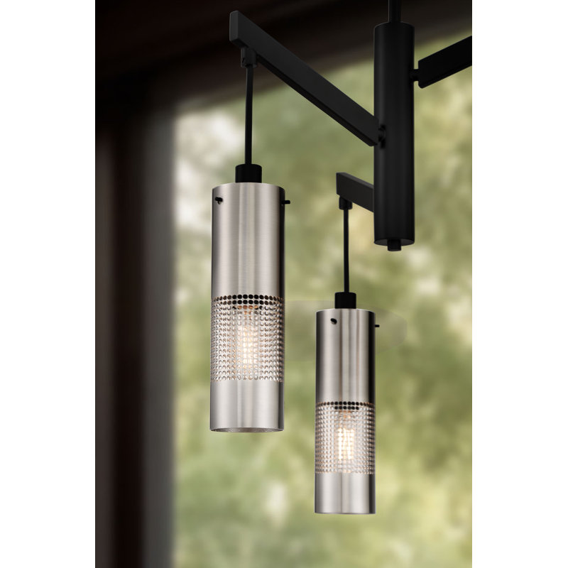 Lustre cylindrique unique à 3 lumières Rennen