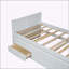Lit plateforme simple en bois polyvalent avec de multiples fonctionnalités pour optimiser l'espace-1535330342