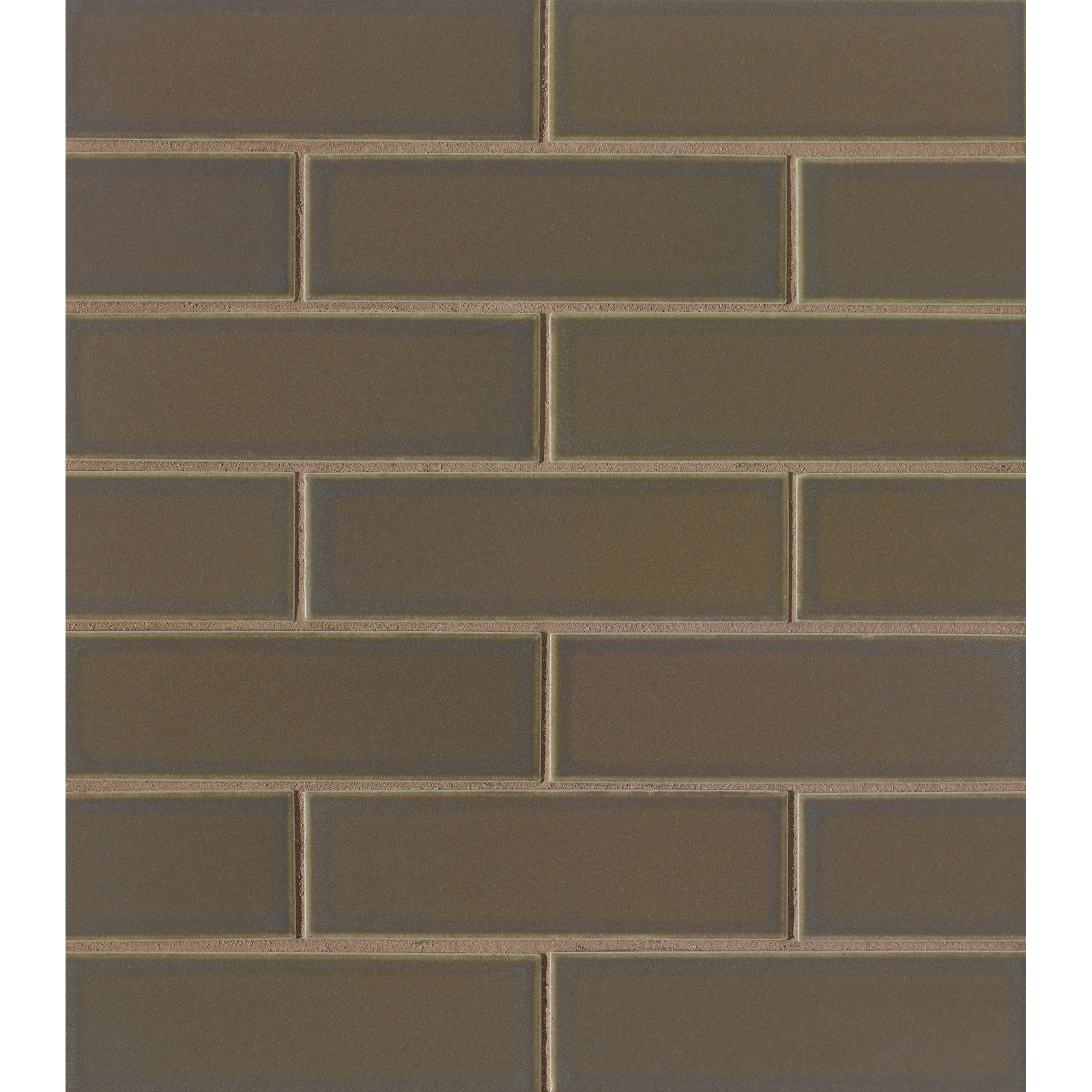 Zenia 2" x 6" Porcelain Mosaic Sheet Tile, Brown
