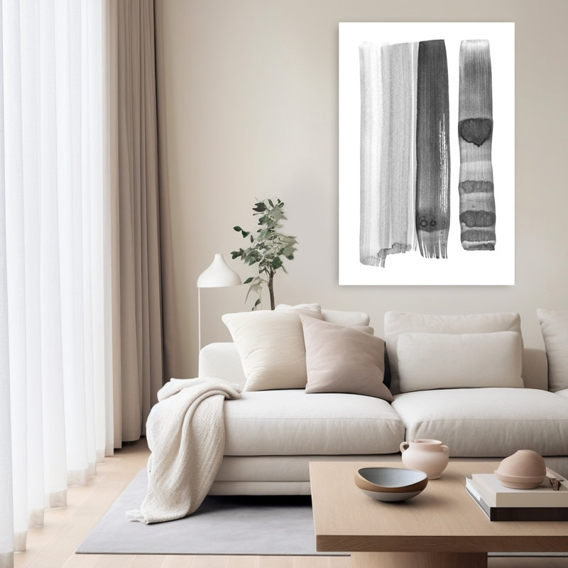 Art contemporain, art contemporain minimaliste abstrait, H 60 po x l 40 po