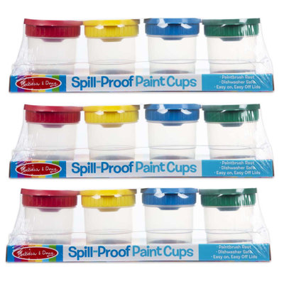 Spill-Proof Paint Cups