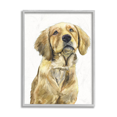 Retriever Puppy par George Dyachenko - Impression sur toile