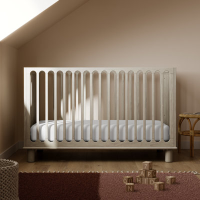 Sicily 3-in-1 Convertible Crib with Bonus Toddler Guardrail