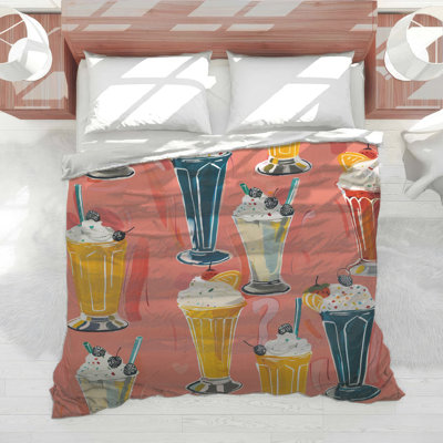 Milkshake Illustration Comforter