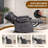 40.9'' Width Soft Velvet Living Room Recliner-896403582