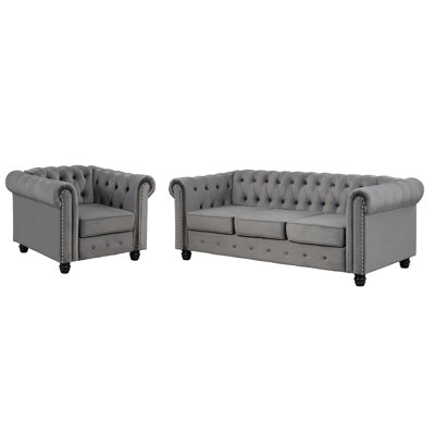 2 - Piece Velvet Living Room Set
