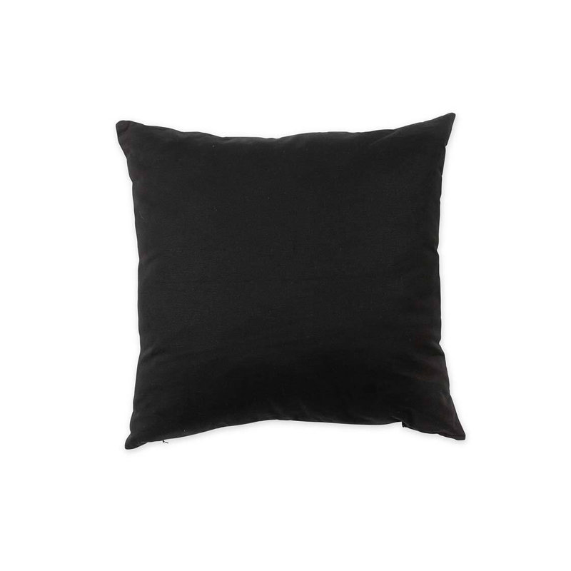 Coussin intérieur / extérieur carré noir