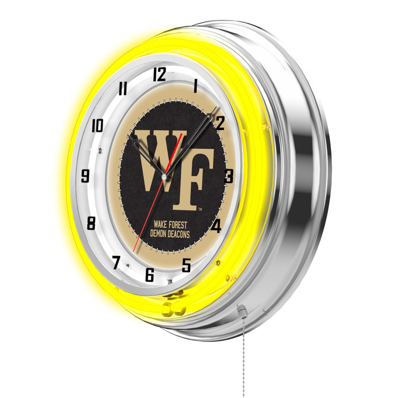 Horloge murale 19 po NCAA, Demon Deacons de Wake Forest