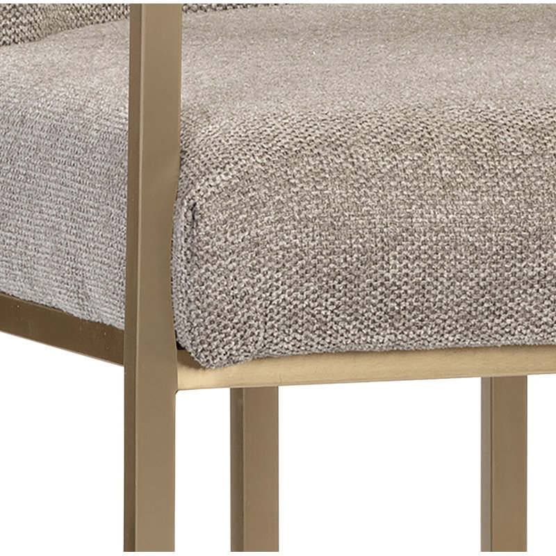 Rayla Upholstered Arm Chair, Beige