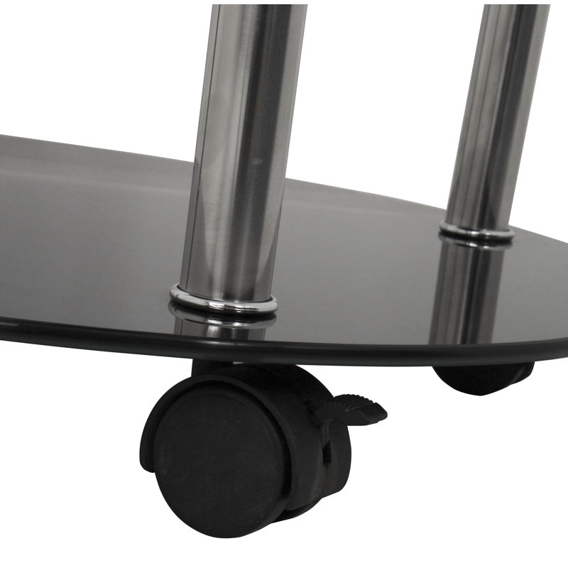 Glass Top End Table