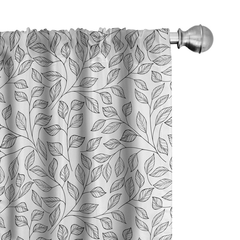 Semi-Sheer Rod Pocket Sliding Panel, 28" x 84"