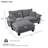 Sailboat-Inspired Modular Cloud Sofa With Removable Ottoman