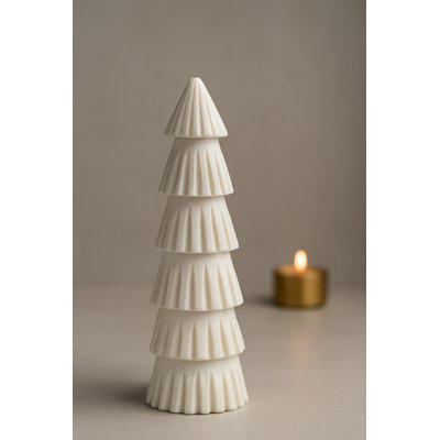 Montana White Christmas Tree with Grooving