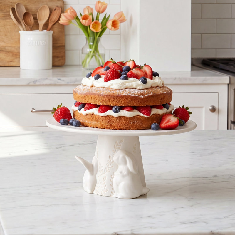 Haruna Ceramic Cake Stand