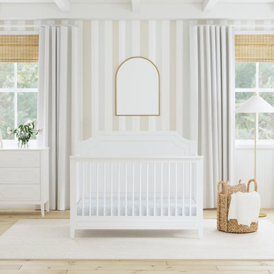 Chloe Regency 4-In-1 Convertible Crib In Fog Gray