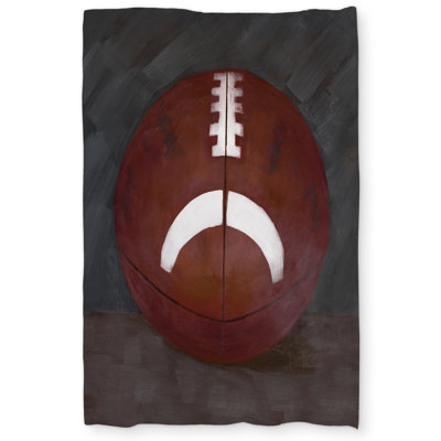 Football Ball Still Life Man Cave Duvet Cover | Home Decor