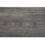 Tapis gris en laine gris Gabbeh