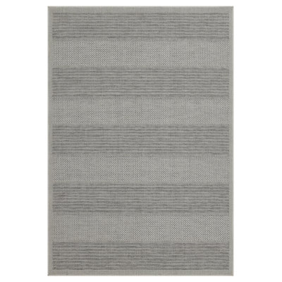 Tapis d'extérieur abstrait gris / beige / noir 8 pi x 10 pi (8 pi x 10 pi), tapis moderne, à poils courts et résistant aux taches - salon, chambre à coucher, salle à manger et cuisine