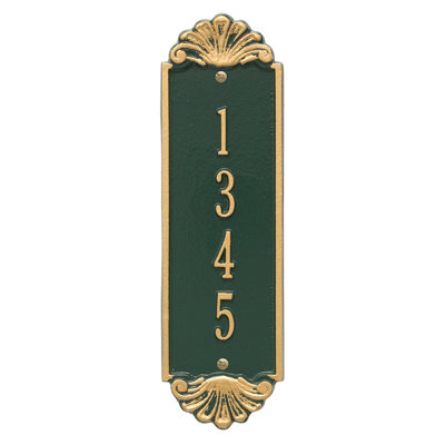 Plaque d'adresse murale personnalisée 4 lignes Hagen